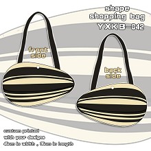 The melon seeds shape shopping bag shoulder bag