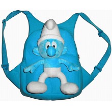 The Smurfs children plush backpack school bag