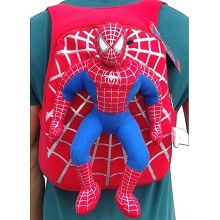 Spider Man children plush backpack school bag