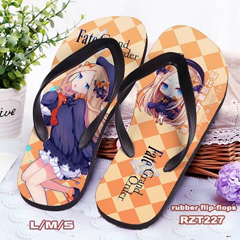 Fate grand order anime flip-flops shoes slippers a pair