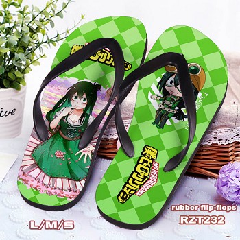 My Hero Academia anime flip-flops shoes slippers a pair