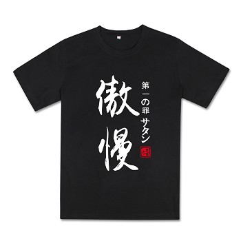 The Seven Deadly Sins anime cotton t-shirt