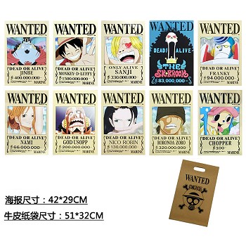 One Piece anime posters set(10pcs a set)