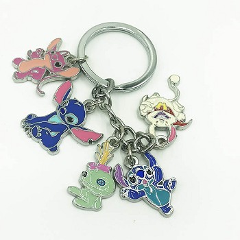 Stitch anime key chain