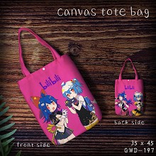 Bilibili anime canvas tote bag shopping bag