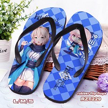 Fate grand order anime flip-flops shoes slippers a pair