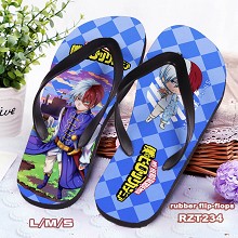 My Hero Academia anime flip-flops shoes slippers a...