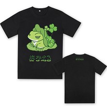 Travel Frog anime cotton t-shirt