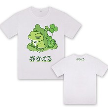 Travel Frog anime cotton t-shirt