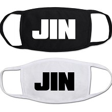 Star BTS JIN masks set(2pcs a set)