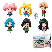 Sailor Moon 20th anime figures set(6pcs a set)