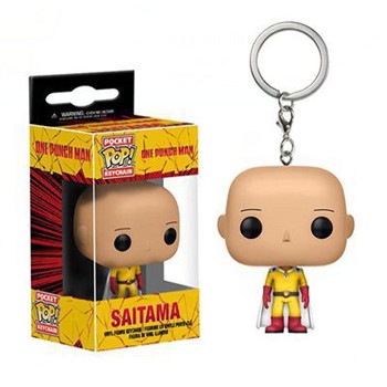 Funko POP One Punch Man Saitama figure doll key chain