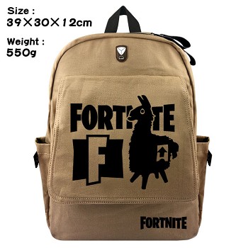 Fortnite canvas backpack bag