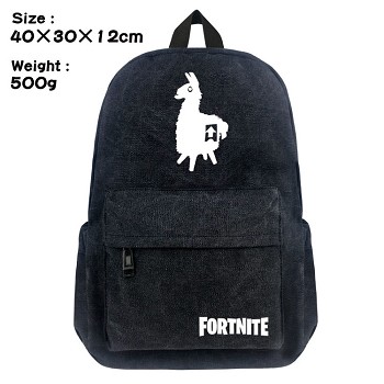 Fortnite canvas backpack bag