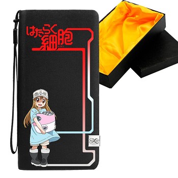 Hataraku Saibou Cells At Work anime long wallet