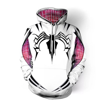 Spider man printing hoodie sweater cloth