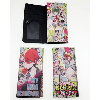 My Hero Academia anime long wallet