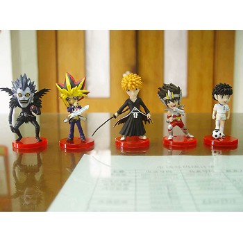 The anime cartoon figures set(5pcs a set)