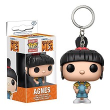 FUNKO POP Despicable Me Agnes figure doll key chai...