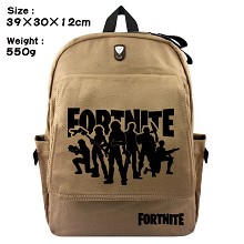 Fortnite canvas backpack bag