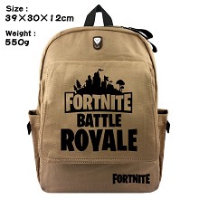 Fortnite canvas backpack bag