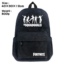 Fortnite canvas backpack bag