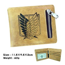 Attack on Titan anime wallet