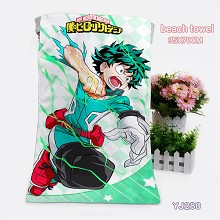 My Hero Academia anime beach towel bath towel