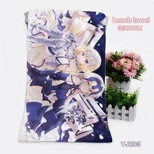 fate grand order anime beach towel bath towel