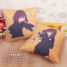 Menhera anime two-sided pillow