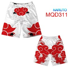 Naruto beach pants shorts middle pants