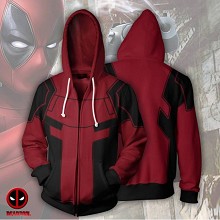 X-MEN Deadpool printing hoodie sweater cloth