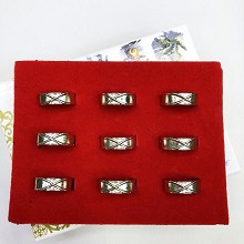 Dragon Ball anime rings set(9pcs a set)