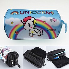 Unicorn pen bag pencil bag