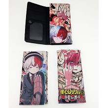 My Hero Academia anime long wallet