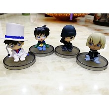 Detective conan anime figures set(4pcs a set)