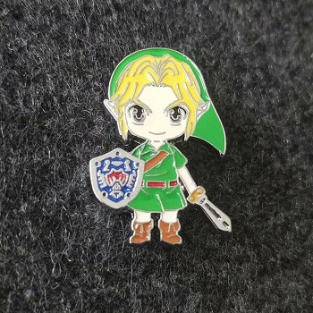 The Legend of Zelda brooch pin