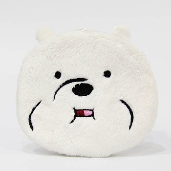 We Bare Bears plush wallet