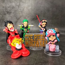 One Piece anime figures set(5pcs a set)