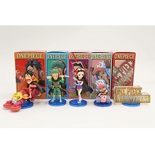 WCF One Piece anime figures set(5pcs a set)