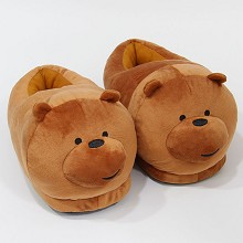 We Bare Bears plush shoes slippers a pair 28CM
