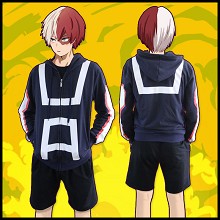 My Hero Academia anime cotton thin hoodie cloth