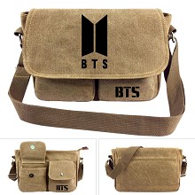 BTS canvas satchel shoulder bag