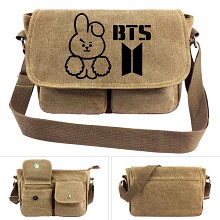 BTS canvas satchel shoulder bag