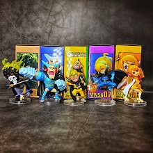 One Piece anime figures set(5pcs a set)