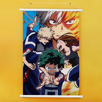 My Hero Academia anime wall scroll