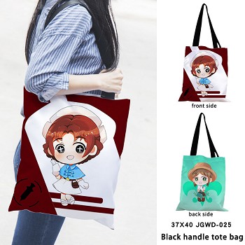 Identity V black handle tote bag shipping bag