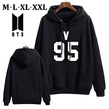 BTS thick cotton hoodie cloth costume