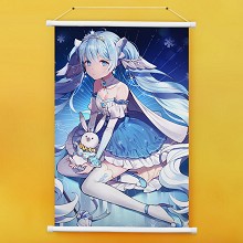 Hatsune Miku anime wall scroll