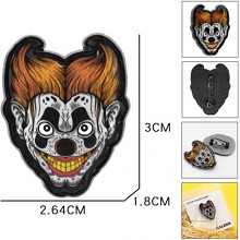 Joker brooch pin